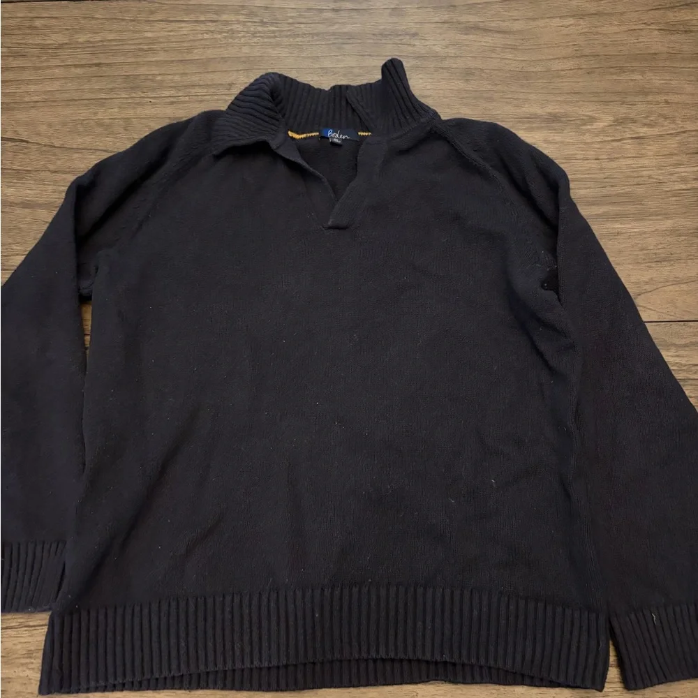 Boden Navy V-Neck Women's Sweater - Picture 1 of 5